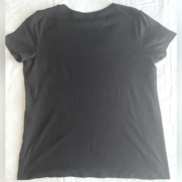 Torrid Flower Crown Skull Tee Size Plus 0, Black, Cap Sleeve - Picture 2 of 4